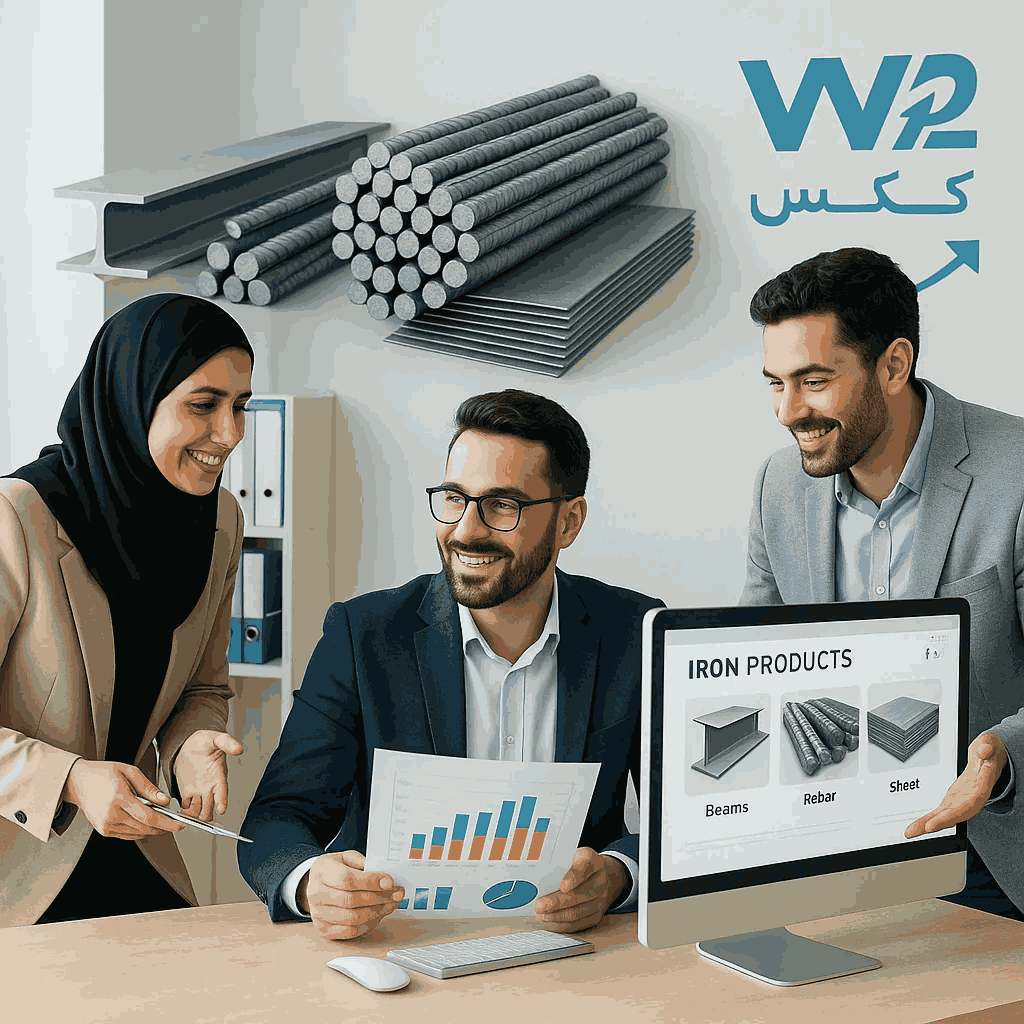 مزایای داشتن وبسایت آهن‌آلات