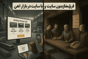 سایت به چه درد من میخورد؟ حرف دل و جواب برای کاسبهای بازار آهن و فولاد
