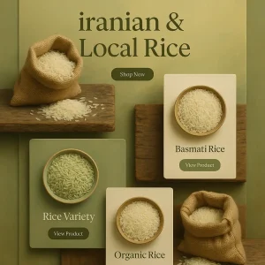 طراحی سایت فروش برنج ایرانی و محلی | وردپرس اختصاصی با اتصال به ترب