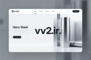 طراحی سایت شرکت فولاد