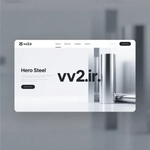 طراحی سایت شرکت فولاد