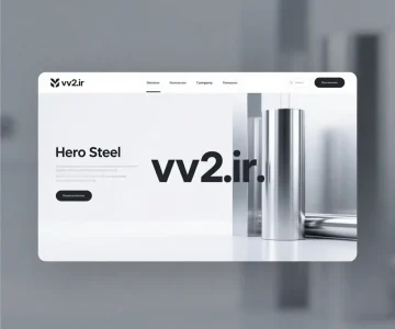 طراحی سایت شرکت فولاد