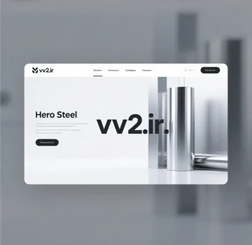طراحی سایت شرکت فولاد