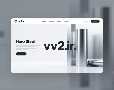 طراحی سایت شرکت فولاد