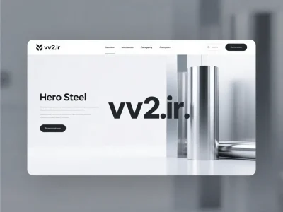 طراحی سایت شرکت فولاد