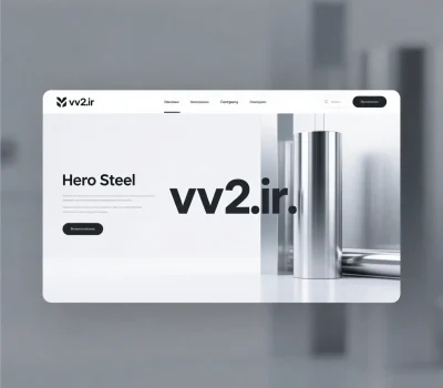 طراحی سایت شرکت فولاد