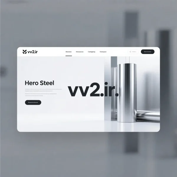 طراحی سایت شرکت فولاد