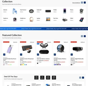 طراحی سایت فروشگاهی ویژه فروشندگان موبایل و لوازم دیجیتال | اتصال به ترب | وردپرس سریع و سئو شده