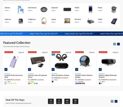 طراحی سایت فروشگاهی ویژه فروشندگان موبایل و لوازم دیجیتال | اتصال به ترب | وردپرس سریع و سئو شده