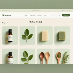 🌿 بسته طراحی سایت فروش محصولات گیاهی و طبیعی