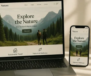طراحی سایت برندهای بوم‌گردی و اکوتوریسم | از تجربه طبیعت تا هویت دیجیتال برند شما