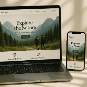 طراحی سایت برندهای بوم‌گردی و اکوتوریسم | از تجربه طبیعت تا هویت دیجیتال برند شما