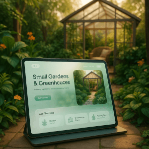 طراحی سایت برای باغ و گلخانه‌های کوچک-تحویل4 روز