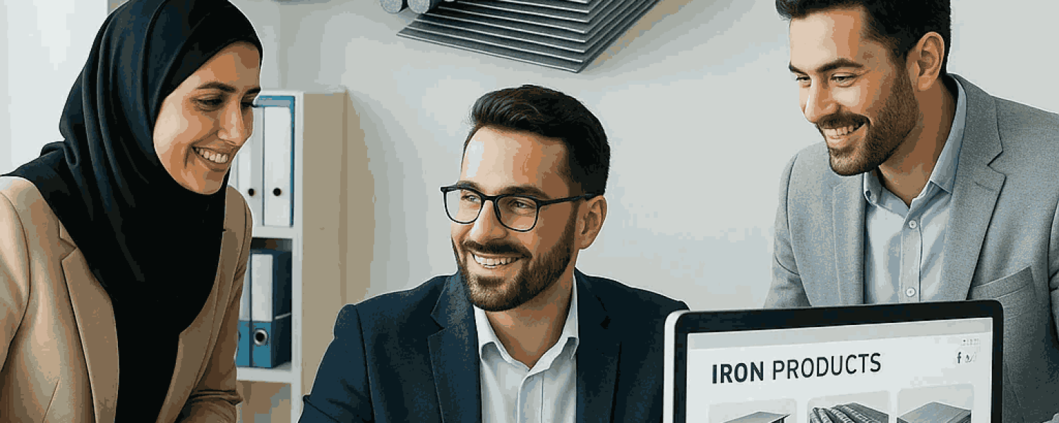 مزایای داشتن وبسایت آهن‌آلات