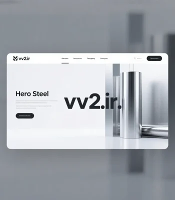طراحی سایت شرکت فولاد