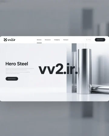 طراحی سایت شرکت فولاد