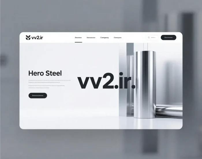 طراحی سایت شرکت فولاد