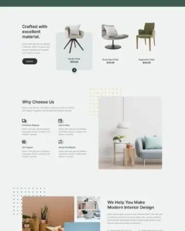 🏠 بسته طراحی سایت فروشگاه لوازم خانگی